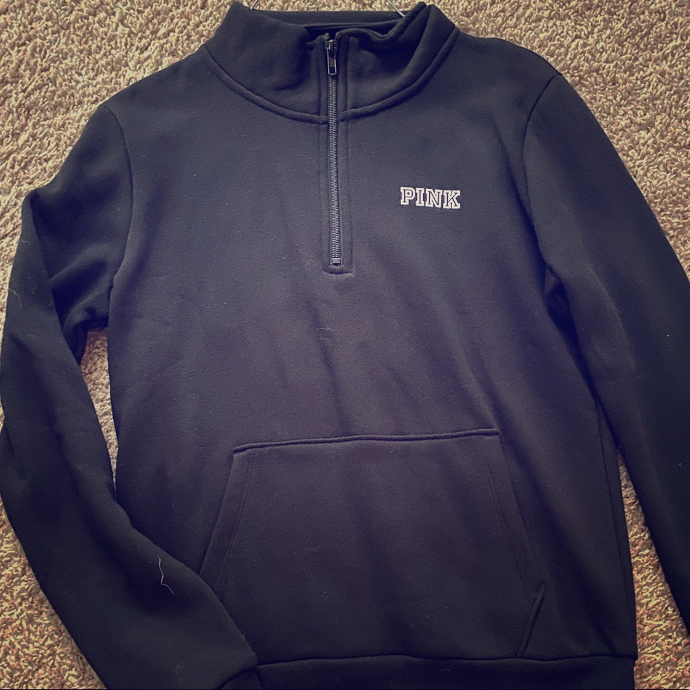 Never worn pink vs pullover quarter zip